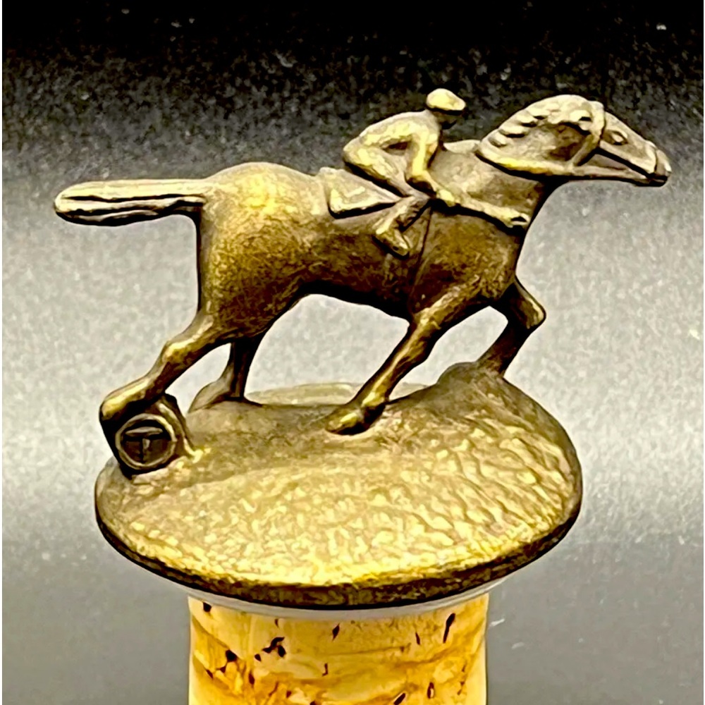 Blanton’s Bourbon "T" jockey bottle stopper. Complete your collection!
